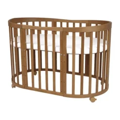 Waldin Oval Combibed 7‑in‑1 - Natural inclusief matras