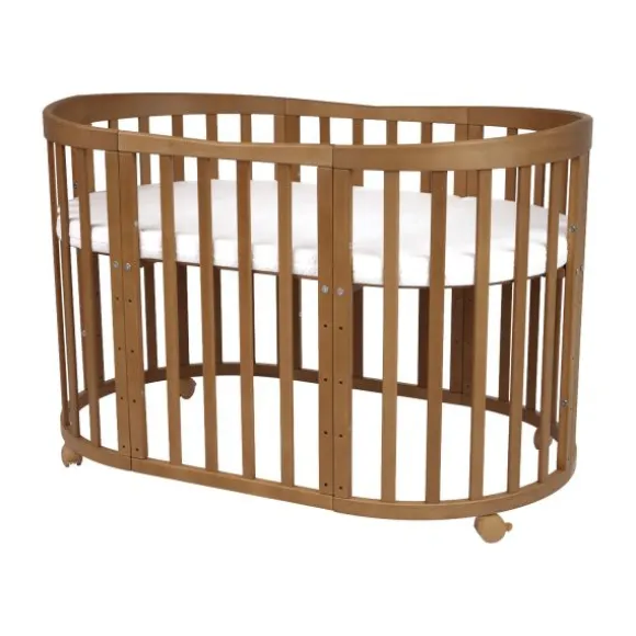 Waldin Oval Combibed 7‑in‑1 - Natural inclusief matras