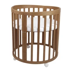 Waldin Oval Combibed 7‑in‑1 - Natural inclusief matras