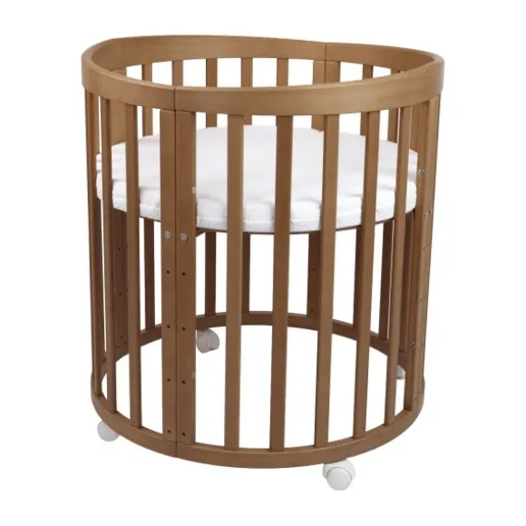 Waldin Oval Combibed 7‑in‑1 - Natural inclusief matras