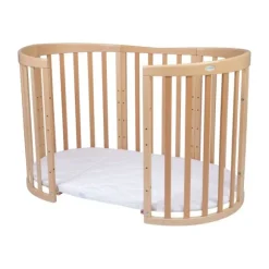 Waldin Oval Combibed 7‑in‑1 - Natural inclusief matras