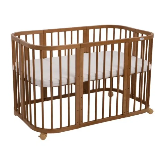 Waldin Oval Combibed 7‑in‑1 - Natural inclusief matras