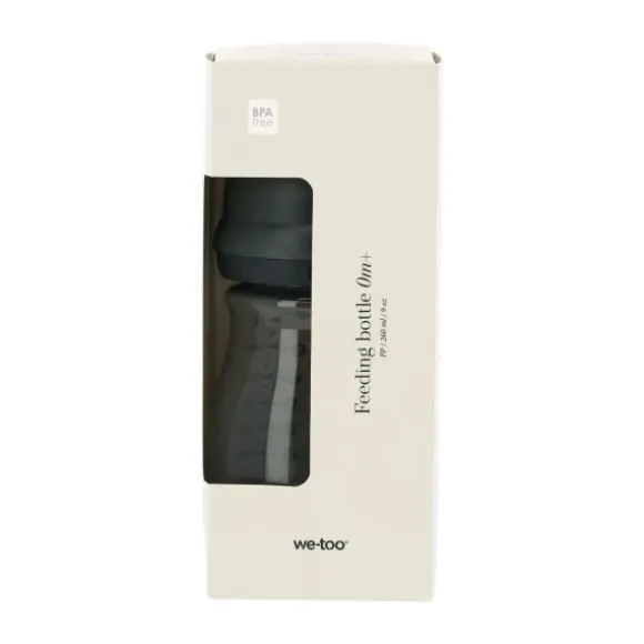We-Too Fles PP - 260 ml - Black