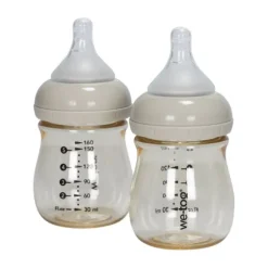 We-Too Standaardfles PPSU - 160 ml - Black - 2-pack