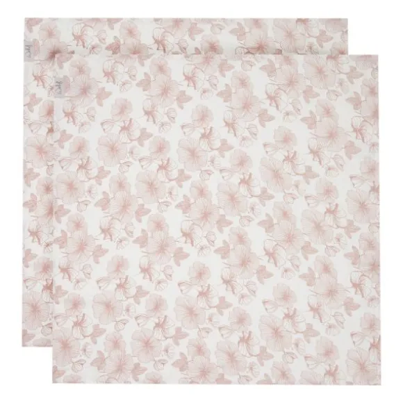 Witlof For Kids Flower Powder Hydrofiel Doek - 65 x 65 cm - 2 Stuks