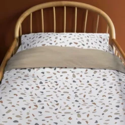 Witlof For Kids Flower Powder Dekbedovertrek 100 x 135 cm