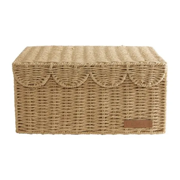 Witlof For Kids Mandje Met Deksel - Geweven