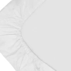 Witlof For Kids Ruffle Tuck-Inn Ledikantlaken - 60 x 120 cm - Wit