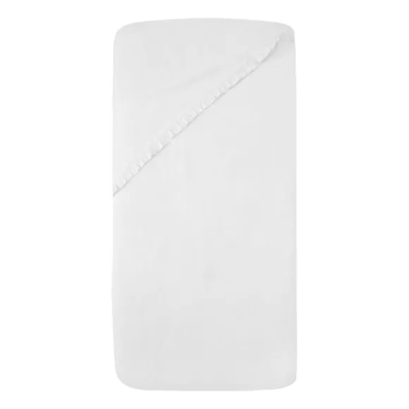 Witlof For Kids Ruffle Tuck-Inn Wieglaken - 40 x 80 cm - Wit