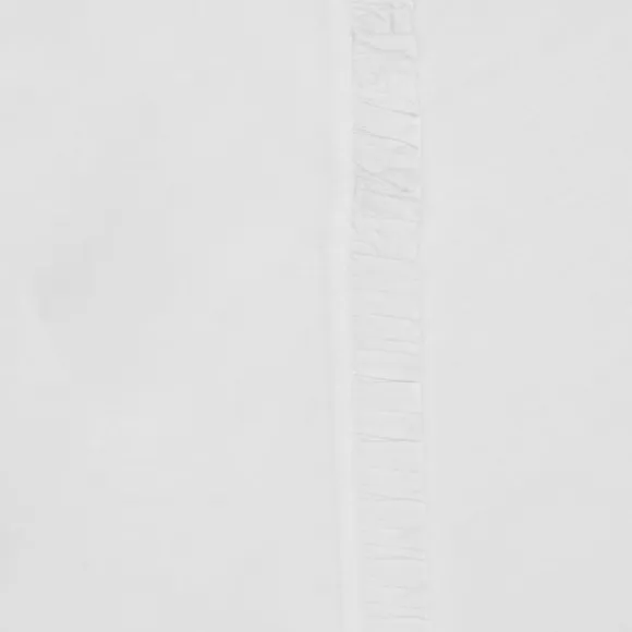 Witlof For Kids Ruffle Tuck-Inn Wieglaken - 40 x 80 cm - Wit