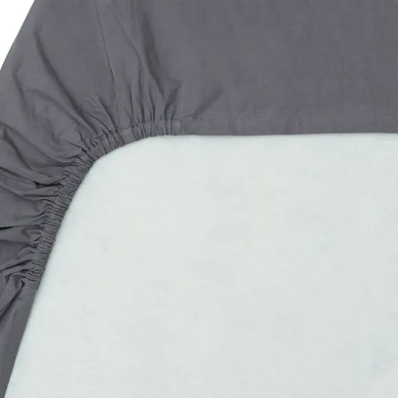 Witlof for kids Tuck-Inn laken plooien - 40 x 80cm - Warm Grey