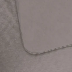 Witlof For Kids Velvet Rib Ledikantdeken - 60 x 120 cm - Warm Grey