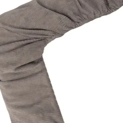 Witlof For Kids Velvet Rib Ledikantdeken - 60 x 120 cm - Warm Grey