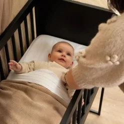 Witlof For Kids Velvet Rib Tuck-Inn Wiegdeken - Soft Sand