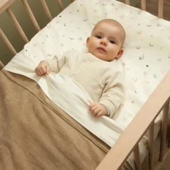 Witlof For Kids Velvet Rib Tuck-Inn Wiegdeken - Soft Sand