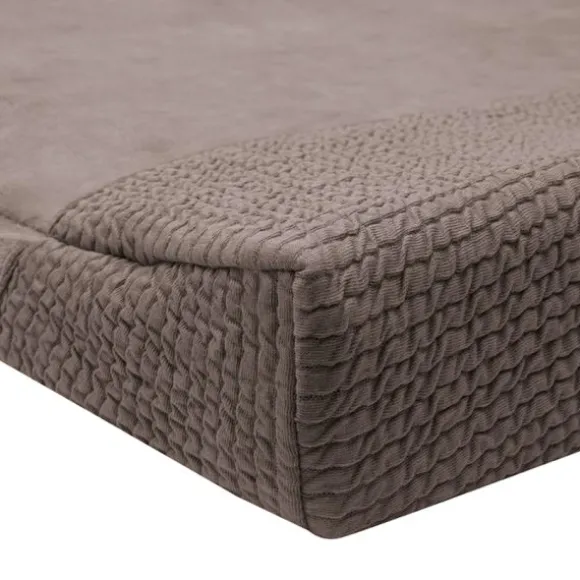 Witlof for kids Waves Aankleedkussenhoes - 70 x 50 cm - Warm Grey