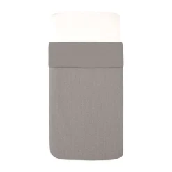 Witlof for kids Waves Tuck-Inn ledikantdeken - 60 x 120 cm - Warm Grey.
