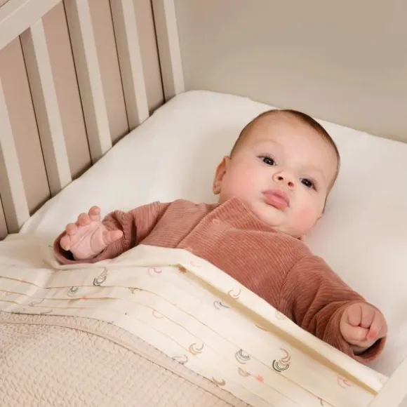 Witlof For Kids Waves Tuck-Inn Wiegdeken - Soft Sand