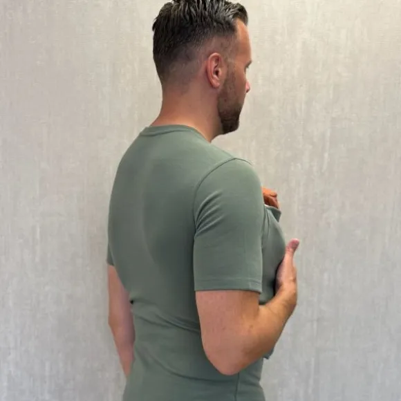 Womboo Buidelshirt - Man - Maat S - Soft Beige