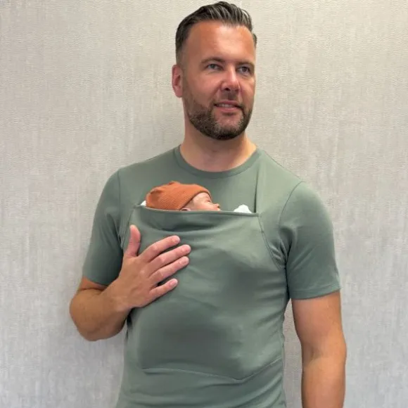 Womboo Buidelshirt - Man - Maat S - Soft Beige