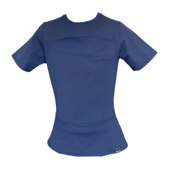 Womboo Buidelshirt - Man - Maat S - Donkerblauw