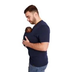 Womboo Buidelshirt - Man - Maat S - Donkerblauw