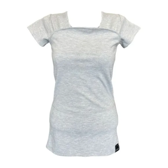 Womboo Buidelshirt - Vrouw - Maat XL - Lichtgrijs