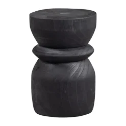 Woood Bikkel Kruk - Hout – Zwart