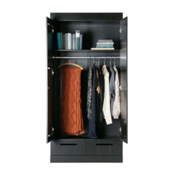 Woood Connect Kast 2-Deurs Wit