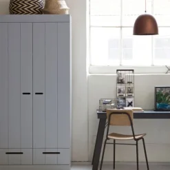 Woood Connect Kast 2-Deurs Wit