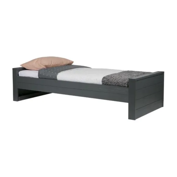 Woood Dennis Bed Steel Grey 90 x 200 cm