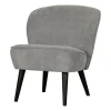 Woood Fauteuil - Sara - Ribstof Vergrijsd Groen