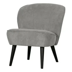 Woood Fauteuil - Sara - Ribstof Vergrijsd Groen