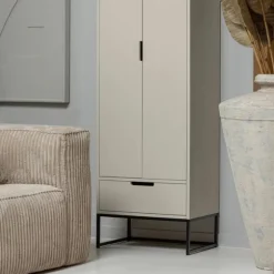 Woood Hoge Kast - Silas - Grenen Dust