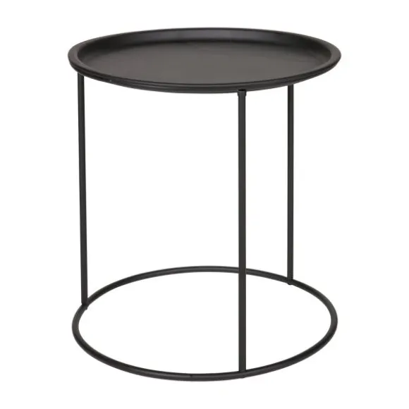 Woood Ivar Bijzettafel – Medium – Zwart