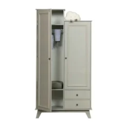 Woood Lily Kledingkast 2-Deurs Grenen Clay