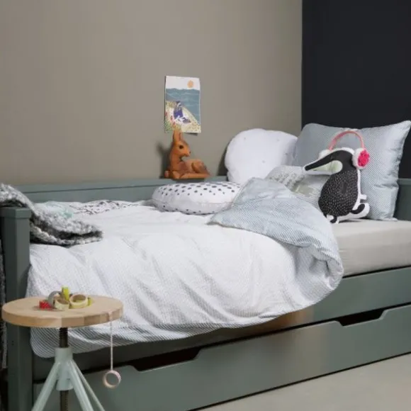 Woood Nikki Bedbank Jadegroen 90 x 200 cm