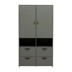 Woood Stage Kledingkast Soap Green 2-Deurs