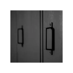 Woood Stijn Kast 2-Deurs Zwart