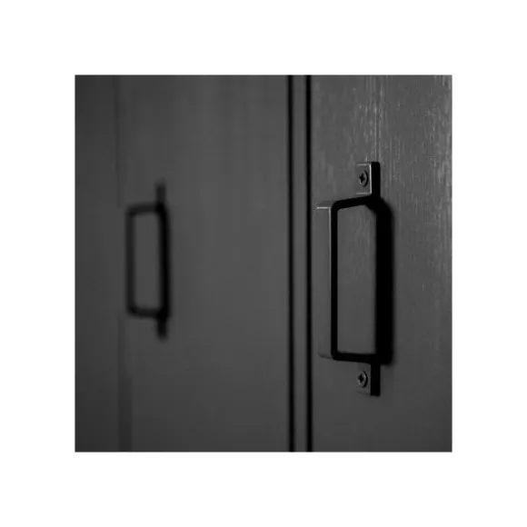 Woood Stijn Kast 2-Deurs Zwart