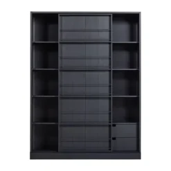 Woood Swing Schuifdeurkast – Grenen – Zwart